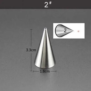 Male mlaznice za ukrašavanje od nehrđajućeg čelika Cijev za glazuru Savjeti za pecivo Fondant Ukrašavanje torte Sugarcraft Alati Posuda za pečenje