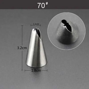 Male mlaznice za ukrašavanje od nehrđajućeg čelika Cijev za glazuru Savjeti za pecivo Fondant Ukrašavanje torte Sugarcraft Alati Posuda za pečenje