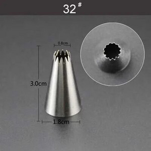 Male mlaznice za ukrašavanje od nehrđajućeg čelika Cijev za glazuru Savjeti za pecivo Fondant Ukrašavanje torte Sugarcraft Alati Posuda za pečenje