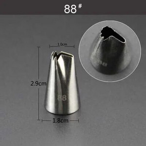 Male mlaznice za ukrašavanje od nehrđajućeg čelika Cijev za glazuru Savjeti za pecivo Fondant Ukrašavanje torte Sugarcraft Alati Posuda za pečenje