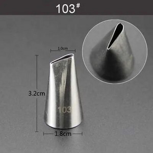 Male mlaznice za ukrašavanje od nehrđajućeg čelika Cijev za glazuru Savjeti za pecivo Fondant Ukrašavanje torte Sugarcraft Alati Posuda za pečenje