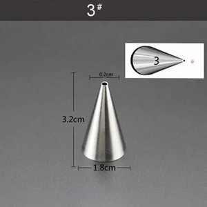 Male mlaznice za ukrašavanje od nehrđajućeg čelika Cijev za glazuru Savjeti za pecivo Fondant Ukrašavanje torte Sugarcraft Alati Posuda za pečenje