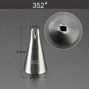 Male mlaznice za ukrašavanje od nehrđajućeg čelika Cijev za glazuru Savjeti za pecivo Fondant Ukrašavanje torte Sugarcraft Alati Posuda za pečenje