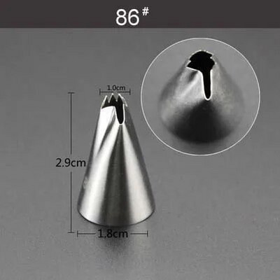 Male mlaznice za ukrašavanje od nehrđajućeg čelika Cijev za glazuru Savjeti za pecivo Fondant Ukrašavanje torte Sugarcraft Alati Posuda za pečenje