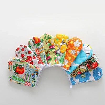 Pojedinačna mikrovalna pećnica posebna toplinska izolacija zadebljana pećnica na visokim temperaturama vruća rukavica kuhinjski silikon za zaštitu od topline za pečenje