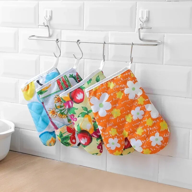 Pojedinačna mikrovalna pećnica posebna toplinska izolacija zadebljana pećnica na visokim temperaturama vruća rukavica kuhinjski silikon za zaštitu od topline za pečenje