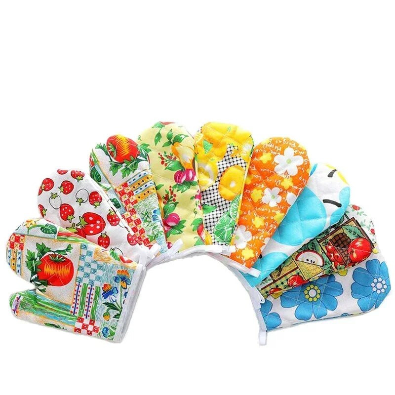 Pojedinačna mikrovalna pećnica posebna toplinska izolacija zadebljana pećnica na visokim temperaturama vruća rukavica kuhinjski silikon za zaštitu od topline za pečenje