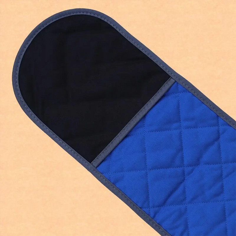 Dvipusis karščiui atsparus medvilninės pirštinės, paminkštintas orkaitėje, virtuvės kepimo pirštinių įrankis