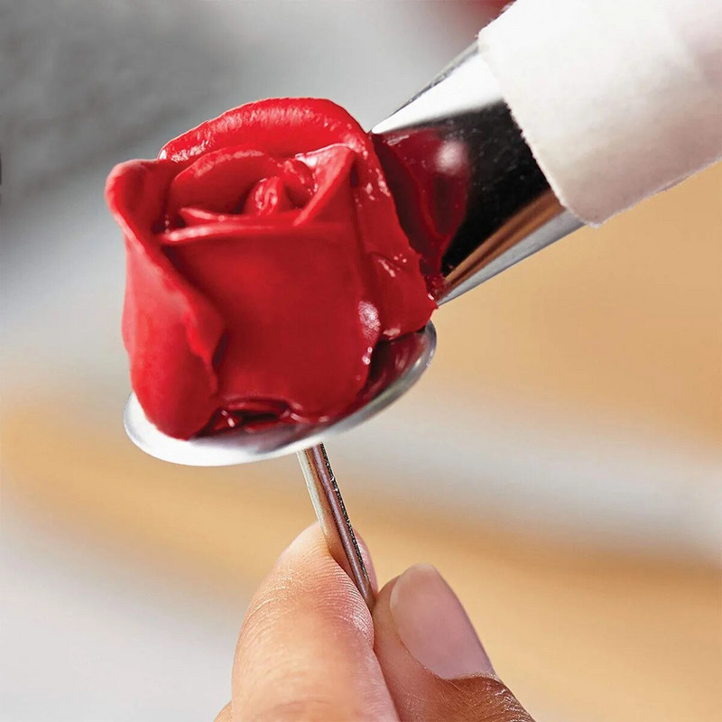 Nerūdijančio plieno tortų vamzdžiai Nagų antgaliai Kremo stovas Šokoladinis Fondantas Dekoravimas Gėlės Perkėlimo padėklas Kepimo Dekoravimo įrankiai