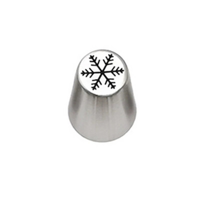 1Pc Božićna krema za kolač Glazura Piping Mlaznice Set Kuhinjsko drvce Snježna pahuljica Cupcake Dekoracija Cvijet Usta Alati za pečenje tijesta