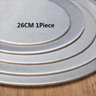 10,16,22,26cm Tavă rotundă aurie pentru tort Bază cerc din carton pentru accesorii pentru decorarea torturilor, tavă de desert pentru cupcake, instrumente pentru tort