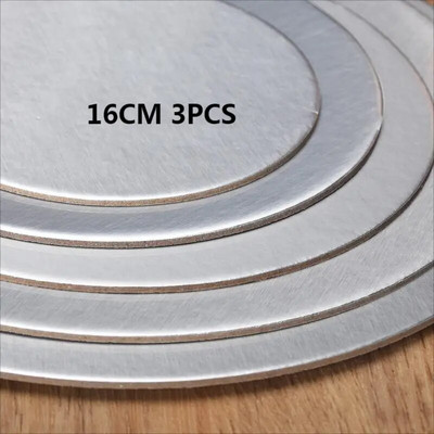 10,16,22,26cm Tavă rotundă aurie pentru tort Bază cerc din carton pentru accesorii pentru decorarea torturilor, tavă de desert pentru cupcake, instrumente pentru tort