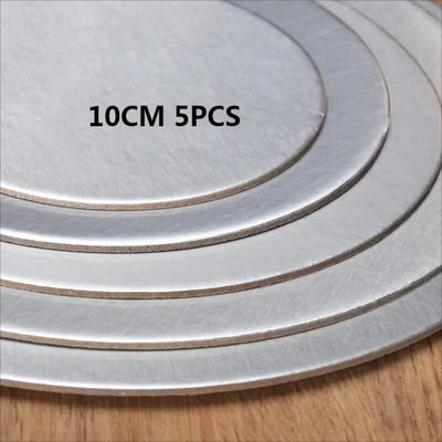 10,16,22,26cm Tavă rotundă aurie pentru tort Bază cerc din carton pentru accesorii pentru decorarea torturilor, tavă de desert pentru cupcake, instrumente pentru tort