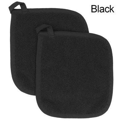 2 KOM Pamučni držač lonca Tava Krpa za pećnicu Otporna izolacija Podloge Kuhinjski podmetači Stol Ručnik Toplinska izolacija