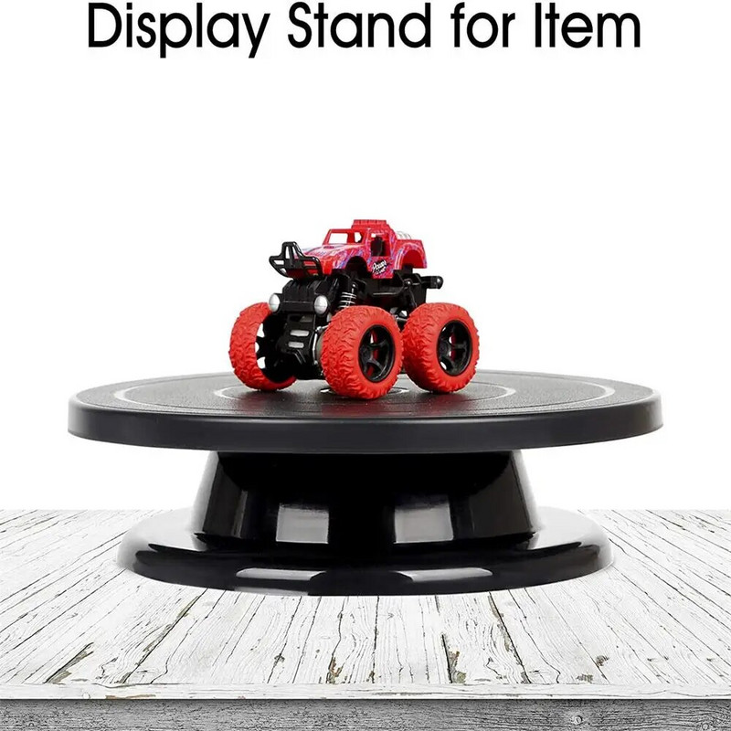 11-inčni plastični okretni stalak za ukrašavanje kolača Glazura za kolače, okretni tanjur/rotirajući okretni tanjur, boja za kotačiće 0817