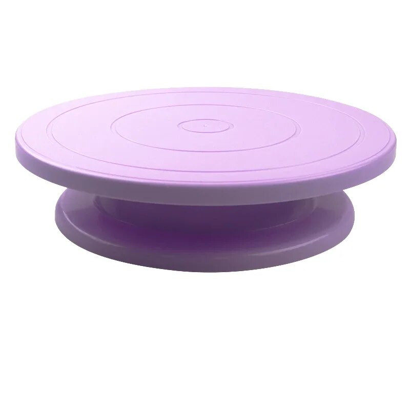 10 colių sukamasis tortų sukamasis, neslystantis apvalus tortų stovas Tortų dekoravimo įrankiai Tortų sukamasis stalas Virtuvėje „pasidaryk pats“ keptuvės kepimo įrankiai