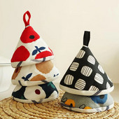 Pamučna tkanina za kapu za tavu Pamukom podstavljena prošivena navlaka za ručku lonca otporna na toplinu Izbjegnite opekotine Držači za lonce za kućne potrepštine