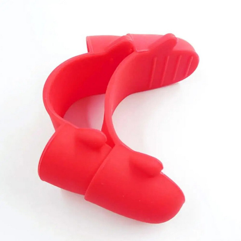 Silikonski mini kuhinjski pribor Kuhinjski dodatak 1 par toplinski izolirana kopča za prste zdjela stezaljka za tanjur stezaljka neklizajuća hvataljka držač za lonce