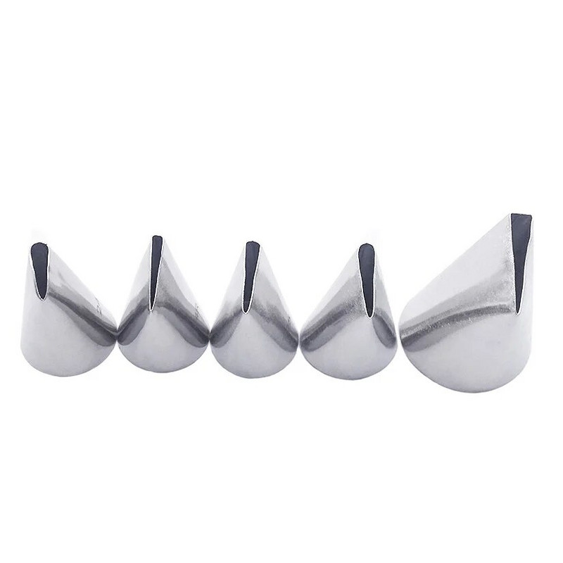 Ružine latice od nehrđajućeg čelika Mlaznice za cijevi za glazuru Fondan Set za ukrašavanje kolača Alati Posuda za pečenje