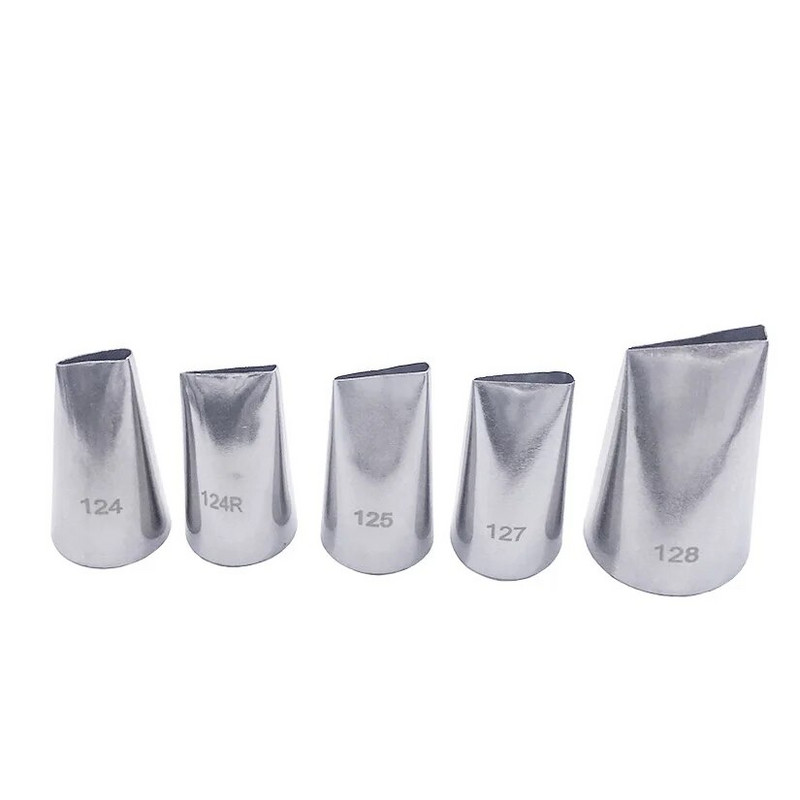 Ružine latice od nehrđajućeg čelika Mlaznice za cijevi za glazuru Fondan Set za ukrašavanje kolača Alati Posuda za pečenje