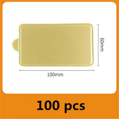 100 kom/pak. Karton za torte Mini daske za torte Cupcake desertni pladanj za više oblika Papirna zlatna podloga za kolače Dekorativni komplet za zabavu