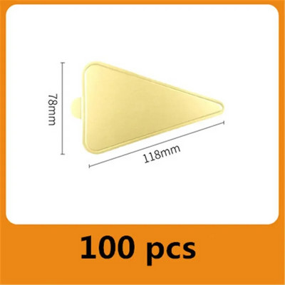 100 kom/pak. Karton za torte Mini daske za torte Cupcake desertni pladanj za više oblika Papirna zlatna podloga za kolače Dekorativni komplet za zabavu