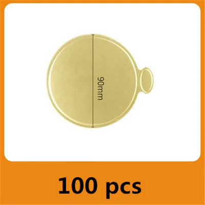 100 kom/pak. Karton za torte Mini daske za torte Cupcake desertni pladanj za više oblika Papirna zlatna podloga za kolače Dekorativni komplet za zabavu