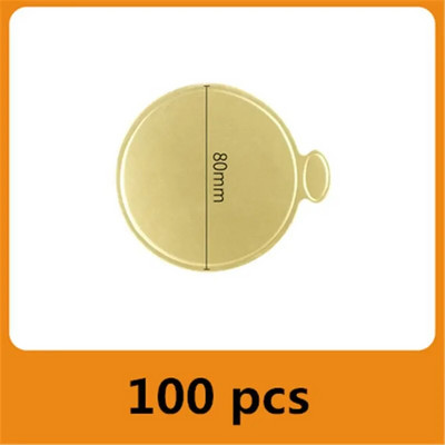 100 kom/pak. Karton za torte Mini daske za torte Cupcake desertni pladanj za više oblika Papirna zlatna podloga za kolače Dekorativni komplet za zabavu