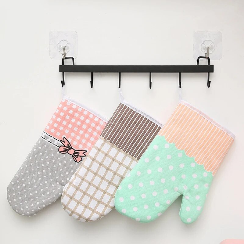 Podebljane rukavice otporne na toplinu za pečenje u mikrovalnoj pećnici rukavice otporne na toplinu za kuhinjsku pećnicu Štitnik za ruke za kuhanje u kućanstvu