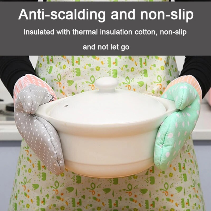 Podebljane rukavice otporne na toplinu za pečenje u mikrovalnoj pećnici rukavice otporne na toplinu za kuhinjsku pećnicu Štitnik za ruke za kuhanje u kućanstvu