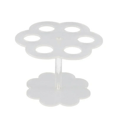 Prozirni stalak za sladoled sa 6/16 rupa Držač stalka za kornet za kolače Kuhinjski alati za pečenje Akrilni stalak za izlaganje hrane za svadbeni stol