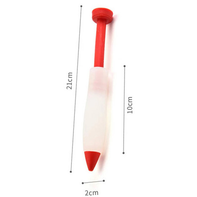 Stilo de scris din silicon Desert Unsoare pentru muls Pix Ciocolată Biscuiți Glazura Conducte Duze pentru patiserie Decorare tort DIY Instrumente de coacere