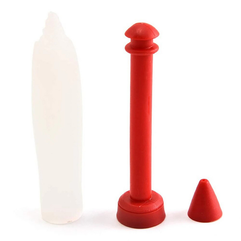 Stilo de scris din silicon Desert Unsoare pentru muls Pix Ciocolată Biscuiți Glazura Conducte Duze pentru patiserie Decorare tort DIY Instrumente de coacere