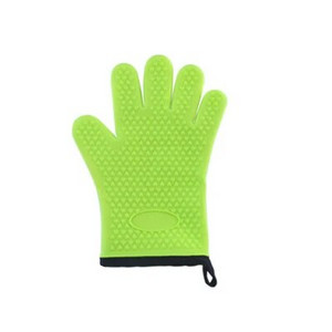1PC Silikonske pamučne rukavice Izolacijske rukavice za pečenje Rukavice za mikrovalnu pećnicu Kuhinjske protuklizne silikonske rukavice za roštilj Držač lonca