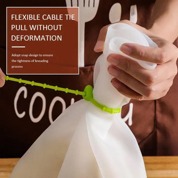 Νέα επαναχρησιμοποιήσιμα εργαλεία ζαχαροπλαστικής μαγειρικής Σακούλες ζύμωσης αλευριού Εργαλεία φούρνου Εργαλεία κουζίνας σιλικόνης αλεύρι ζύμης σακούλα ζύμωσης 2023