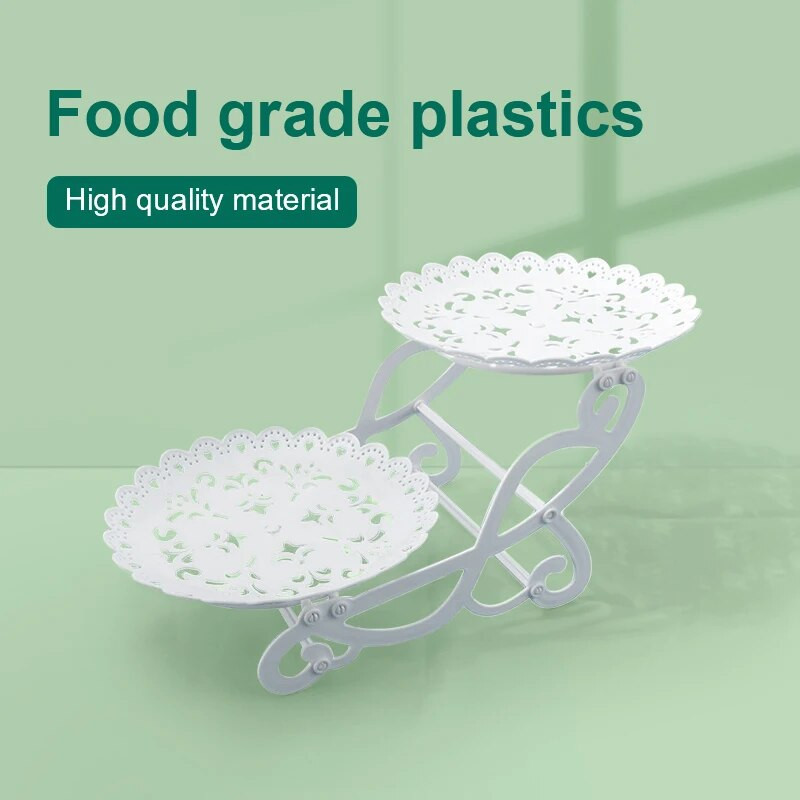 Držač tanjura za voće Stalak za rođendansku tortu Modni pladnjevi za dekoraciju stola za desert Vjenčanje Dim Sum Biscuit Stalak za izlaganje alata 1 kom