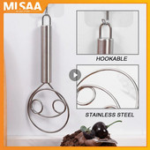 Didelis rankinis daniškas tešlos plakiklis duonos maišytuvas nerūdijančio plieno pyragaičių tešlos maišytuvas Kiaušinių plakiklis virtuvės kepimo maišytuvo įrankiai