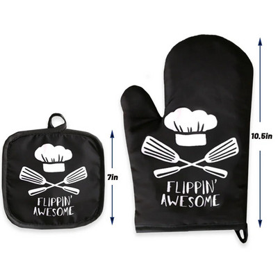 Prilagodite crtanu rukavicu za mikrovalnu pećnicu Držač za lonce Rukavice Rukavice Kuhinjski držač za lonce Podloga za roštilj Izolacijske rukavice Vruće rukavice za pećnicu Pečenje