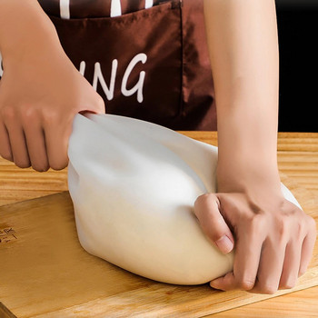 Силиконова торбичка за месене на тесто Торбички за миксери за брашно Многофункционална торбичка за смесване на брашно Хляб Сладкиши Пица Незалепващо печене Кухненски инструменти
