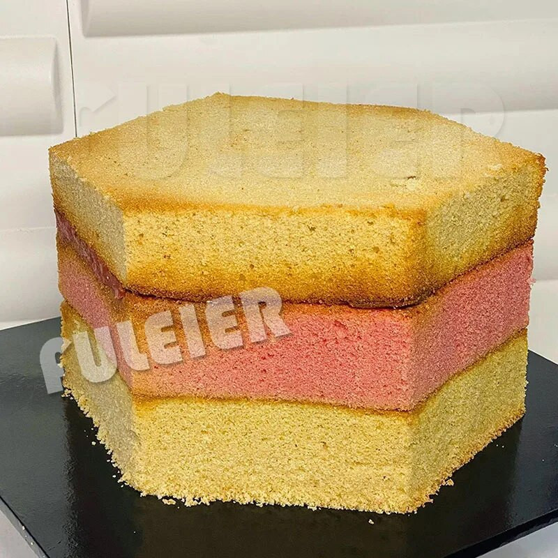Šesterokutni akrilni diskovi za torte DIY umjetnička prazna ploča Stalak za pladanj za alate za torte Alat za ukrašavanje kolača za pečenje Kartice