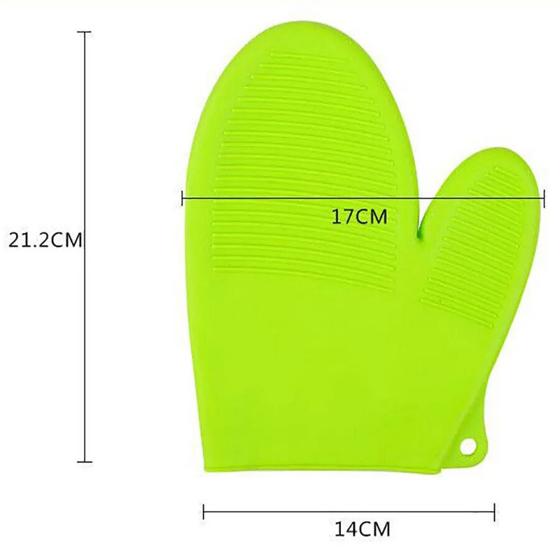 Silikonske rukavice za pećnicu Držači za lonce otporne na toplinu Neklizajuće kuhinjske rukavice za pećnicu za kuhanje Pečenje Roštilj Fleksibilne rukavice