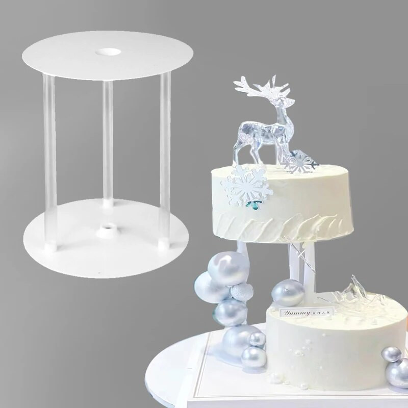 6/8/10 inča Višeslojni stalak za torte Okrugli potporni okvir za desert Praktični stalci Kalup za torte Odstojnik Nosač za hrpu Alati za „Uradi sam“ pečenje