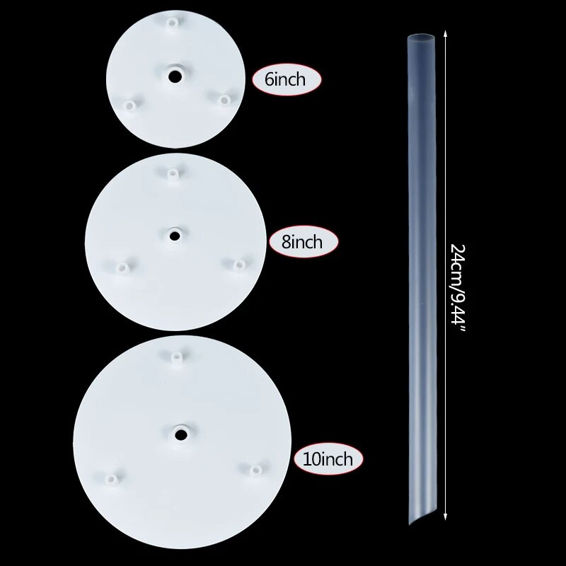 6/8/10 inča Višeslojni stalak za torte Okrugli potporni okvir za desert Praktični stalci Kalup za torte Odstojnik Nosač za hrpu Alati za „Uradi sam“ pečenje