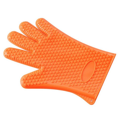 1kom Heart Pattern, protuklizna, otporna na toplinu Pećnica za pečenje, kuhanje, silikonska rukavica, protuklizna, otporna na srce, toplinski uzorak