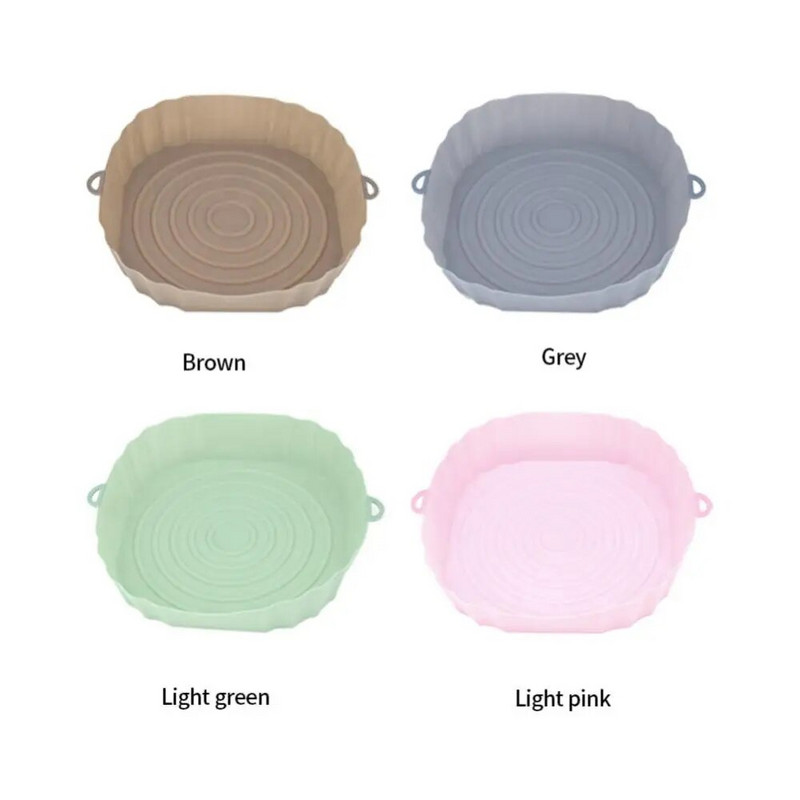 Air Fryers Pećnica Lim za pečenje Košarica za prženu piletinu AirFryer Silikonski lonac Okrugli zamjenski roštilj Posuda za pečenje