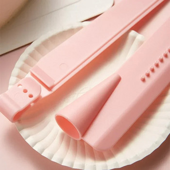 Ρυθμιζόμενη συσκευή στροβιλισμού ζάχαρης κουζίνας για διακόσμηση κέικ Σπάτουλα DIY Εργαλεία ζαχαροπλαστικής κουζίνας πλαστικό κέικ ποιότητας τροφίμων