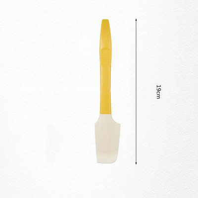 Japán stílusú, magas hőmérsékletnek ellenálló sütőszerszám, többcélú palackfenekű kaparó puha ragasztós spatula konyhai kütyük