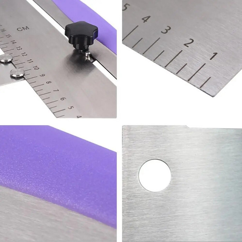 Állítható süteménykaparó sütés ropogós sarkok sütemények fésűs fém tortaélek simító rozsdamentes acélból barkács sütőeszközök