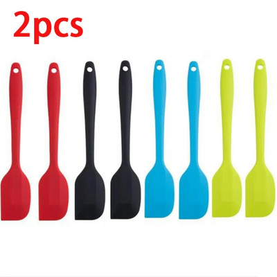 2 bucăți 21 cm spatulă din silicon smântână unt racletă pentru copt spatulă pentru tort Mixer perii pentru tort pentru gătit Unelte pentru patiserie