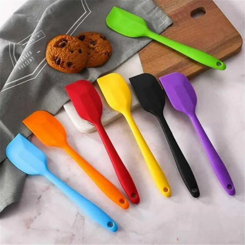 2 bucăți 21 cm spatulă din silicon smântână unt racletă pentru copt spatulă pentru tort Mixer perii pentru tort pentru gătit Unelte pentru patiserie